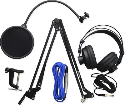 Paquete de accesorios Presonus Broadcast con brazo de brazo de micrófono + filtro pop + auriculares HD7 + cable Foto 1 de 4