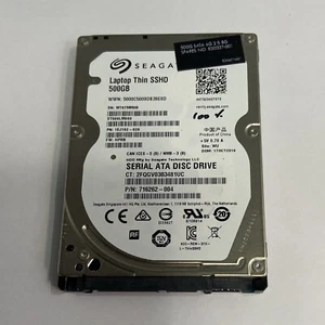 10x Seagate Hybrid SSHD ST500LM000 Laptop Thin SSHD 2.5" 500GB HARD DISK DRIVE - Picture 1 of 1