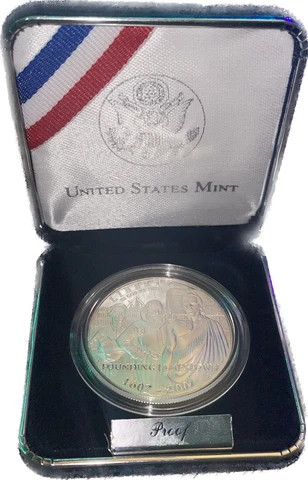 2007-P Jamestown 400th Anniversary Silver (90%) Proof Coin (RARE 20% MARKDOWN!!) Cover