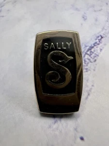 Vintage 10k Yellow Gold Filled “Sally S” Lapel Pin - Picture 1 of 4