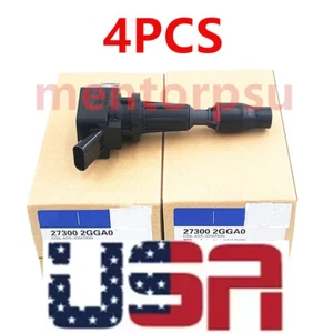 4PCS Ignition Coil For 2015-2022 Hyundai Santa Fe Kia Optima Sorento 27300-2GGA0 - Picture 1 of 10