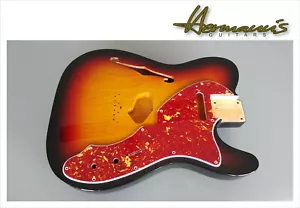 US Size Thinline Telecaster Pickguard Red Tortoise mit 12 Lochbohrungen - Bild 1 von 3