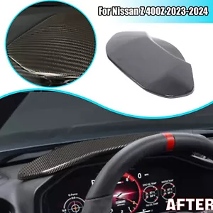 Real Carbon Fiber Dash Pad Instrument Panel Trim For Nissan Z Rz34 400z 2023-24 - Picture 1 of 14