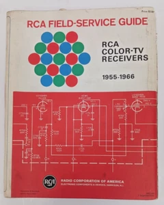RCA Field Service Guide Color TV Receivers 1955 - 1966 ERT-200 - Picture 1 of 2