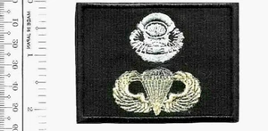 Force RECON US Marine Corps USMC BUCEO & Army Paracaidista Insignia bl pequeño parche - Imagen 1 de 1