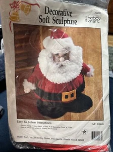 Santa Soft Craft Skulptur Herr Claus #9267 Weihnachten Hobby DIY Deko Vintage - Bild 1 von 2