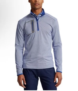 NUEVO CON ETIQUETAS $168 RLX Ralph Lauren Dr Jersey de Rendimiento de Lujo Pullover Espiga XXL - Imagen 1 de 7