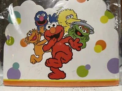 Suministros para fiestas de cumpleaños de Sesame Street; tarjetas de invitación de diez cuentas Foto 1 de 2