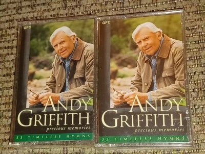 Andy Griffith Precious Memories Cassette 2 Tape Set NWOT New Vintage 1995 CEMA - Image 1 of 2