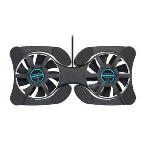 Tragbare -Folding faltbares USB Dual Lüfter Kühler Cooling Pad für Laptop PC - Photo 1/11
