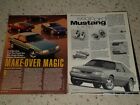 1990 FORD MUSTANG LX 5.0 MITSUBISHI ECLIPSE GSX 1988 FORMULE ANNONCE/ARTICLE FIREBIRD