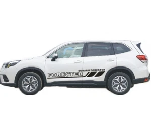 2 PCS Graphics Car Door Sticker For Subaru Forester Side Skirt Stripe Decals - Picture 1 of 3