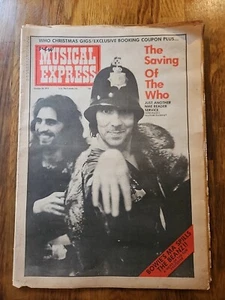 NME New Musical Express October 18th 1975 The Who Keith Moon Cover - Imagen 1 de 9