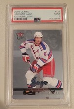2005-06 Fleer Ultra Ice Medallion #129 Jaromir Jagr 58/100 PSA 9 MINT POP 1!!!