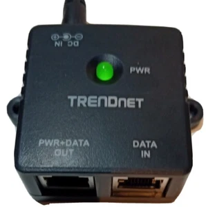 Trendware TPE-113GI Gigabit Poe Injector Produce A Cpnt Gigabit Poe Signal - Picture 1 of 5