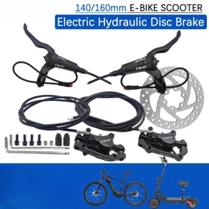 MTB Hydraulic Scooter Disc Brake E-Bike Electric E Bicycle 140mm 160 Rotor Pad - Picture 1 of 46