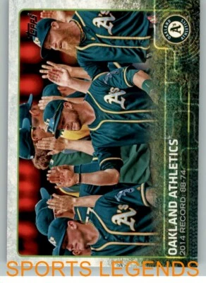 2015 Topps MLB #33 Oakland Athletics - Image 1 of 2