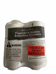 Berkey PF-2 Fluoride Replacement Filter Elements New Factory Sealed