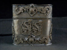 Chinese Copper Hand Made *Dragon/Phoenix* Tobacco Boxes