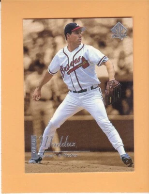 GREG MADDUX 1999 SP AUTHENTIC #8 ATLANTA BRAVES NM-MT - Image 1 of 2