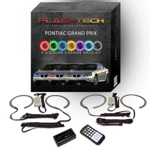 Kit Halo LED Bluetooth Multicolor RGB para Faros Pontiac Grand Prix 04-08 - Imagen 1 de 7