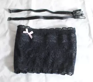 Ladies Concealed Lace Thigh Holster Size Small Black with Straps CC Cash - Picture 1 of 12