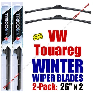 WINTER Wipers 2pk Super-Premium fit 2009-2010 Volkswagen Touareg - 35260x2 - Picture 1 of 1