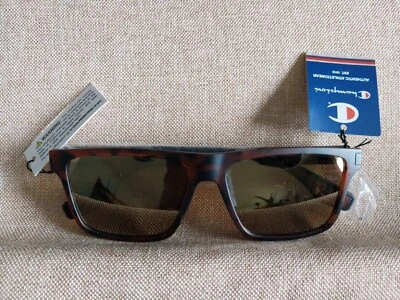 Gafas de sol Champion para hombre cuadradas estilo deportivo tortuga 143F Foto 1 de 4