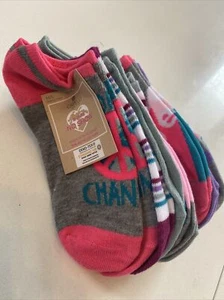 Capelli New York Girls Size Medium / Large 10 Pair No-show Inspirational Socks - Picture 1 of 12