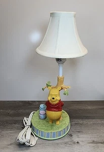 DISNEY WINNIE THE POOH TREE HUNNY POTS 13" LAMP TESTED - Read Discrimination - Picture 1 of 10