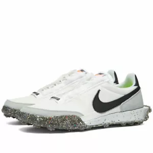 Nike Waffle Racer Crater Talla 6 Mujer Apenas Blanco Negro Gimnasio CT1983 104 Nuevo - Imagen 1 de 5