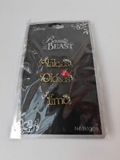 NWT Disney Beauty & The Beast Tale As Old As Time Red Rose Pendant Necklace