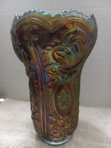 VINTAGE KAISERLICHE RAUCHROLLE UND BLUMEN 10" VASE - Bild 1 von 15