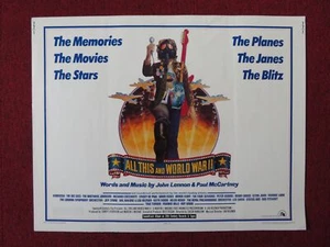ALL THIS AND WORLD WAR II US HALF SHEET (22"x 28") POSTER LENNON MCCARTNEY 1976 - Picture 1 of 7