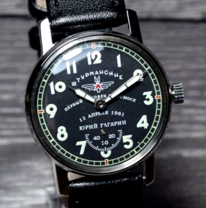 Sowjetische Uhr Sturmanskie Pobeda Flieger Vintage Mechanische Armbanduhr Serviced - Bild 1 von 13