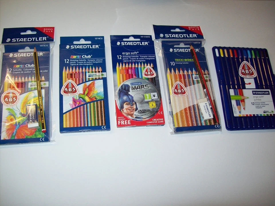 Staedtler Farbstifte Buntstifte Ergo Soft Tricki Dicki Dreieckig zur Auswahl