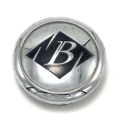 Black Ice Wheel Center Hub Cap VB7 Envisio 2.5" OD Chrome Black Snap In C-VB7-C - Image 1 of 4