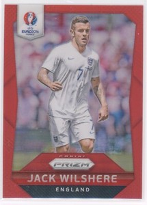 JACK WILSHERE 2016 PANINI PRIZM EURO RED #5/149
