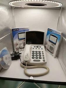 CapTel 840i Impaired Amplified Closed Captioned Telephone With Book Cords Parts - Zdjęcie 1 z 6