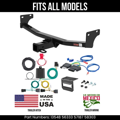 Enganche de remolque Jeep Patriot 08-10 con arnés de cableado de 5 pines se adapta a todos los modelos Curt Foto 1 de 4