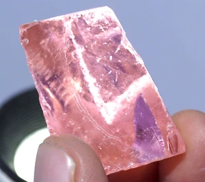 Piedra preciosa suelta mineral brasileña áspera circón champán natural certificado 322,15 quilates - Imagen 1 de 4