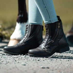 Mountain Horse Black 40 Stiefelette Veganza Side Zip Paddock - Bild 1 von 3