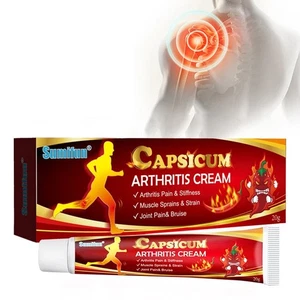 1x Sumifun Capsicum Arthritis Cream 20g Hot Rheumatoid Joint Knee Pain Relief UK - Picture 1 of 15