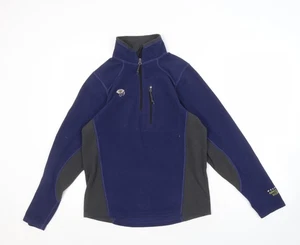 Mountain Hard Wear Men's Blue Fleece Pullover, S, 1/2 Zip - Picture 1 of 12