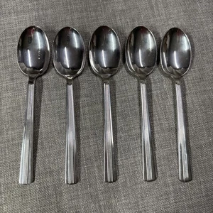 Int'l Silver TEXAS & PACIFIC RAILWAY Century Silverplate Spoons Flatware 5-pc (p - Picture 1 of 10