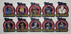Disney Pin 25 Years Of Pin Trading Mystery Series Complete Set Of 10 2025 - Picture 1 of 3