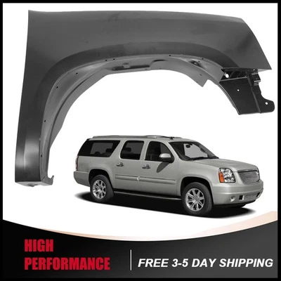 Fender For 2007-2014 GMC Yukon Yukon XL 1500 Front Passenger Side Primed Steel Foto 1 de 4