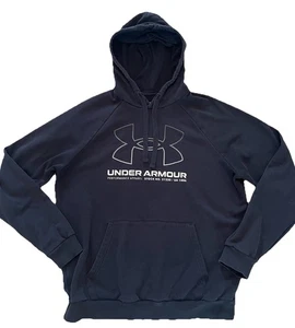 Under Armour UA Rival Lock Up Fleeve Pullover Felpa con Cappuccio Uomo Medium Nero 1366724 - Foto 1 di 9