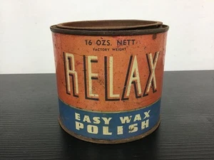 VINTAGE Relax Easy Wax Polish 16 Ounce Tin - Western Australia - Picture 1 of 5