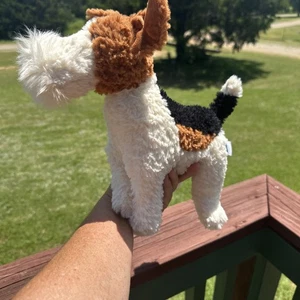 Jellycat Stuffed Plush Hector Fox Terrier Dog Retired Plush Stuffy Puppy Dog - Picture 1 of 8